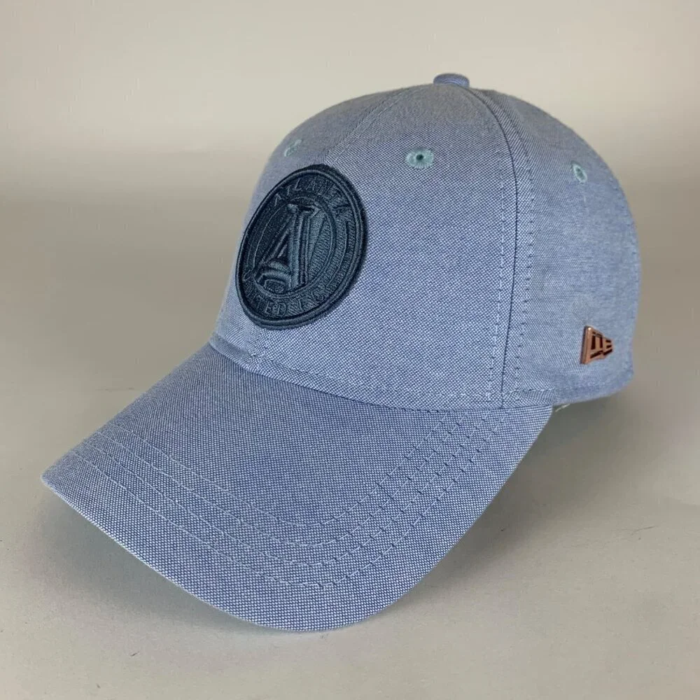 Atlanta United FC MLS Womens Blue New Era Black Label Relaxed Fit Strapback Hat